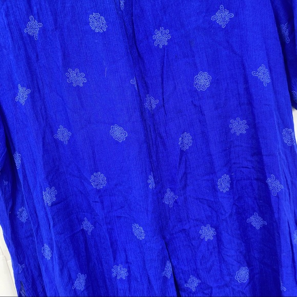 Endless Knot Art Royal Blue Midi Dress Patterned 2 - Picture 3 of 6